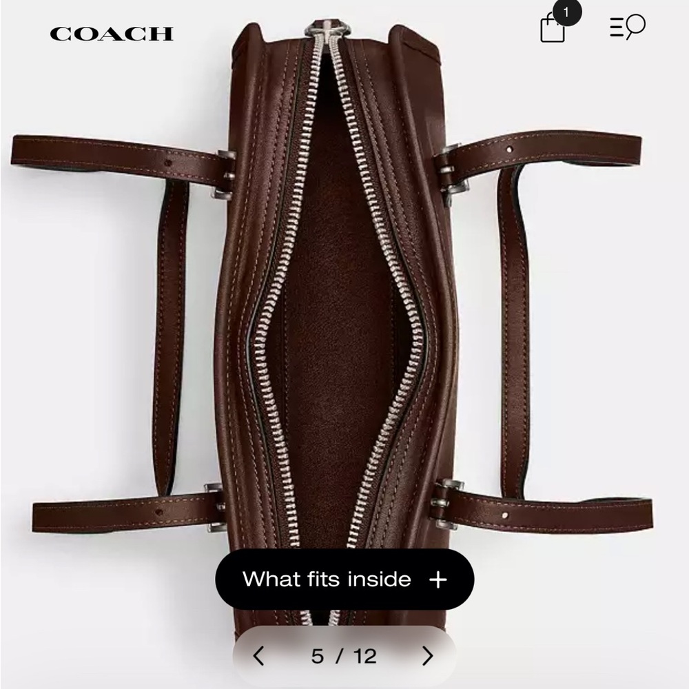 Coach Maple Swing Zip Shoulder Bag - Picture 3 of 11